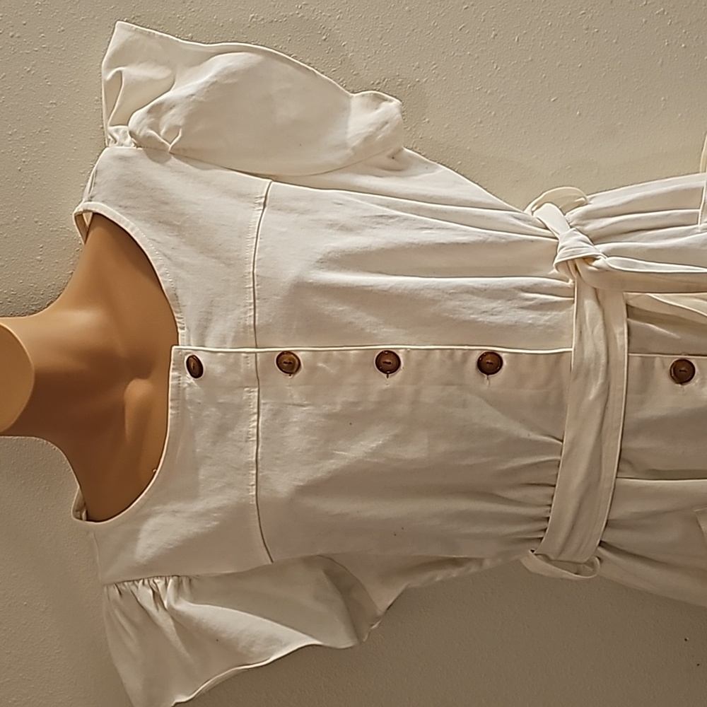 "So" creme-colored dress size XXL - Picture 5 of 10